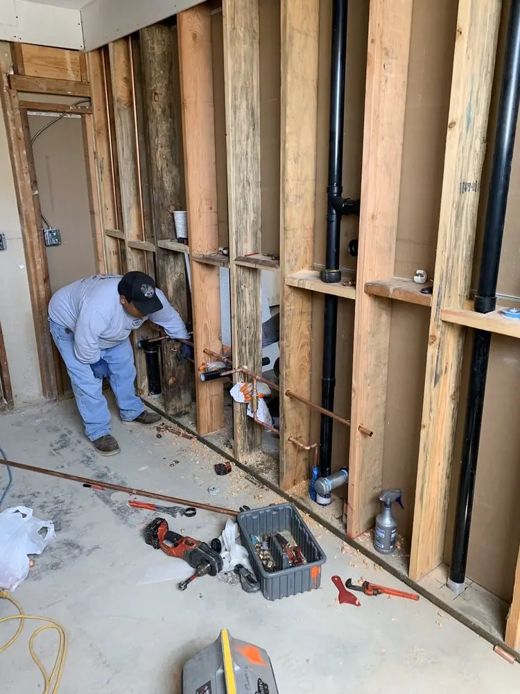 Commercial rough-in plumbing for Water Heater Replacement in West Side Manor